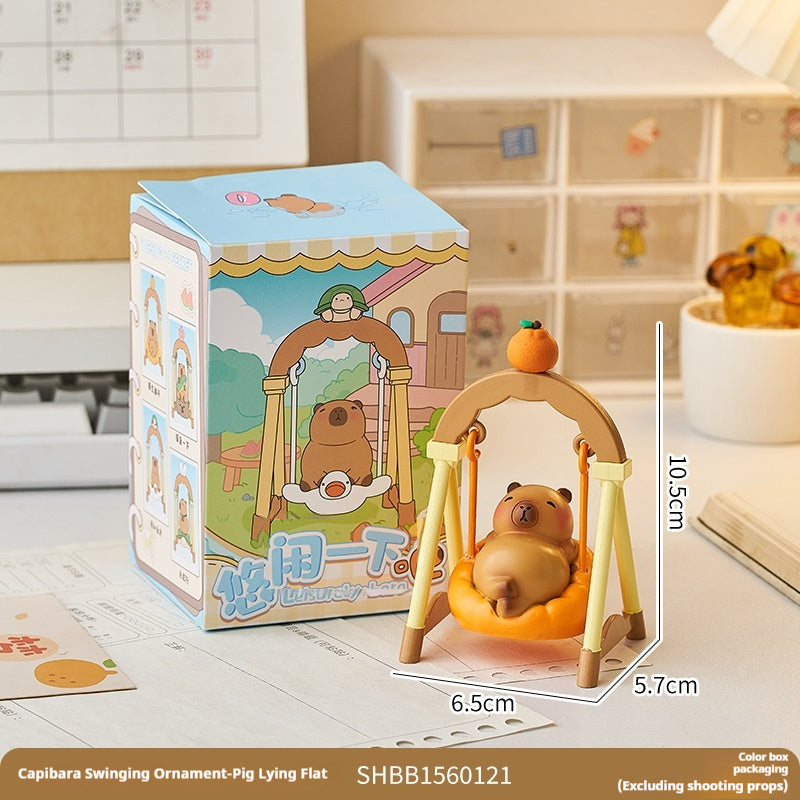 Cute Healing Capibala Wobbly Ornament