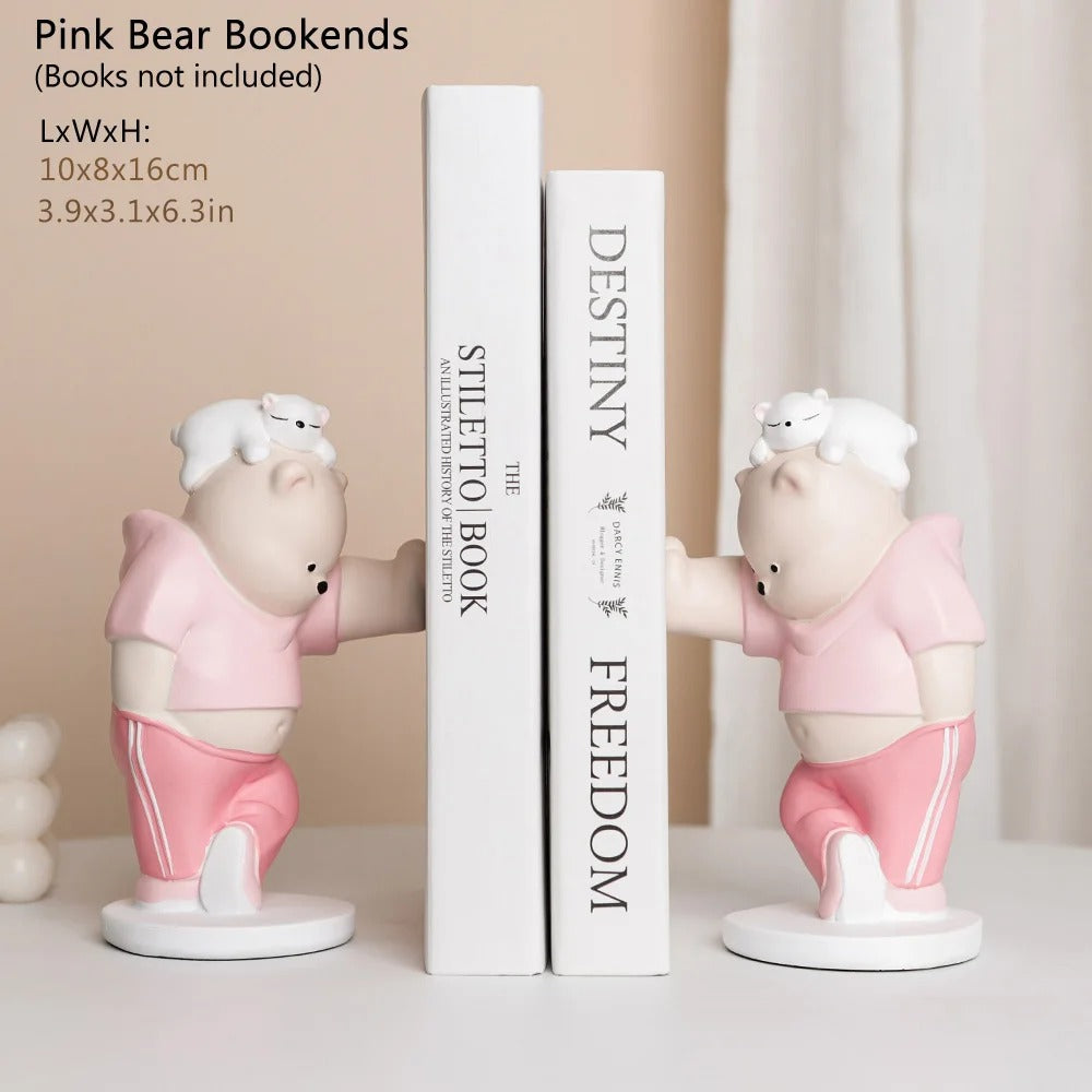 Healing Bear Bookend Ornaments Table Decorations