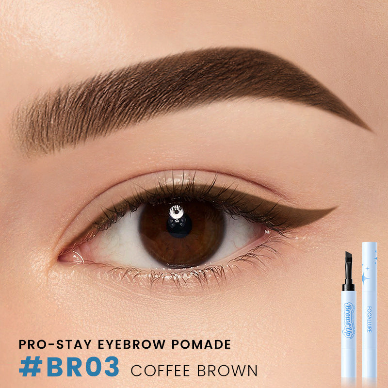 2-in-1 Eyebrow Gel Cream & Liner – Waterproof Pomade