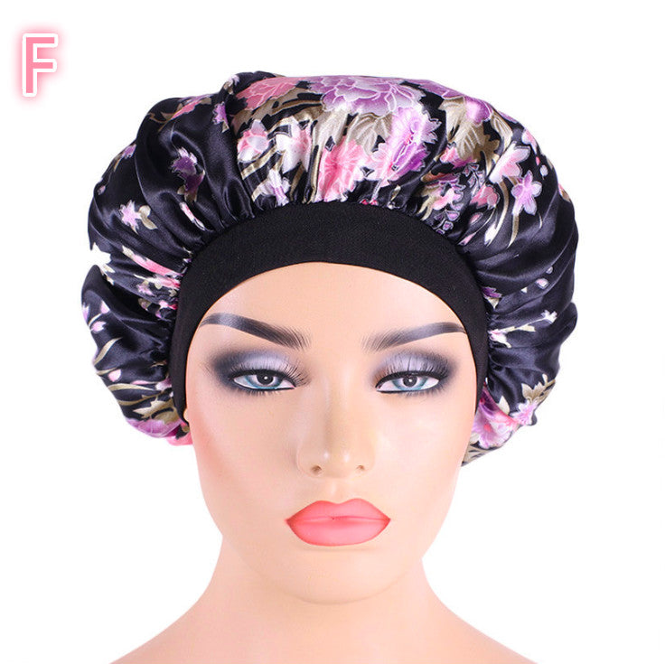 Satin Silk Sleep Bonnet – Protect Your Hair Every Night, Beautiful Prints