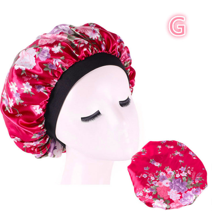 Satin Silk Sleep Bonnet – Protect Your Hair Every Night, Beautiful Prints