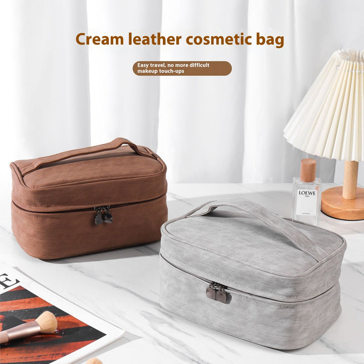 Puyangba Pattern Cosmetic Bag Large Capacity Travel Portable