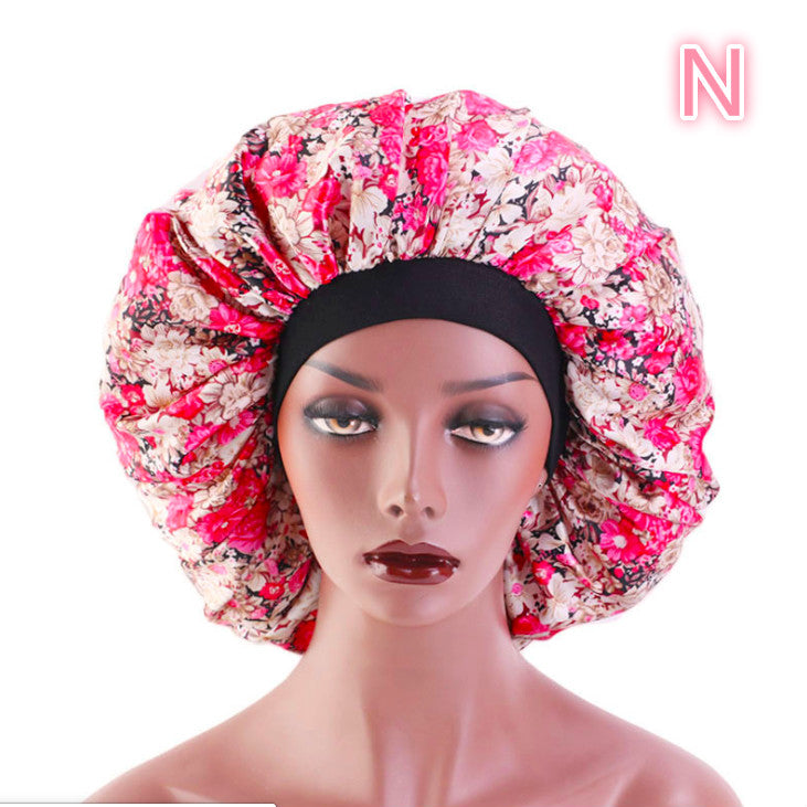 Satin Silk Sleep Bonnet – Protect Your Hair Every Night, Beautiful Prints