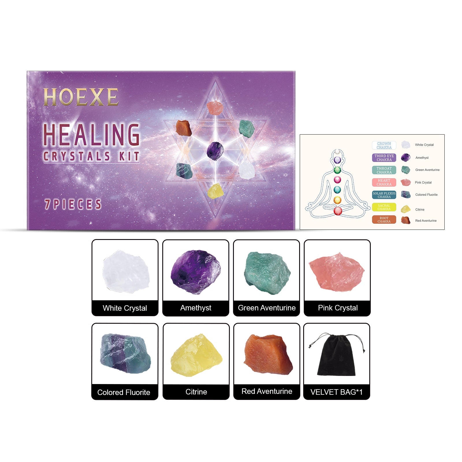 Healing Crystals Kit