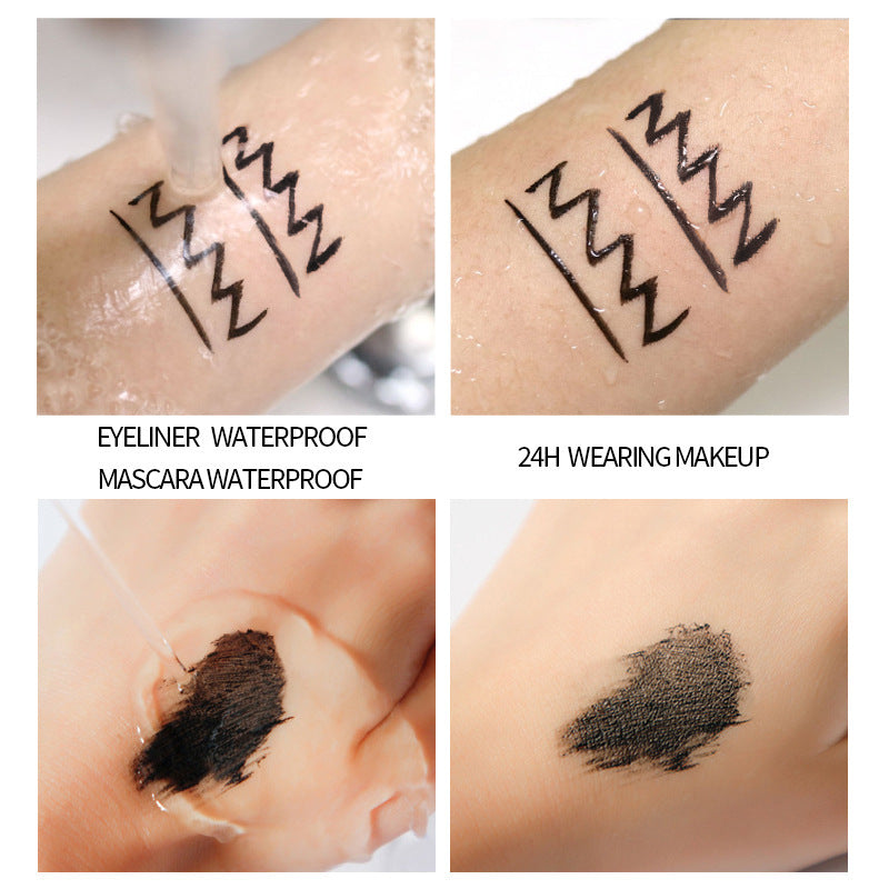 Eyeliner & Mascara Duo Makeup Set – Waterproof Long-Lasting