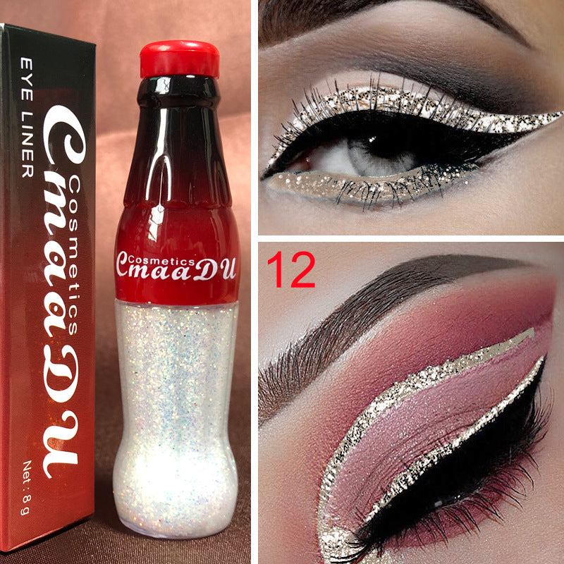 Diamond Glitter Eyeliner – 12 Iconic Shades, Waterproof All Day