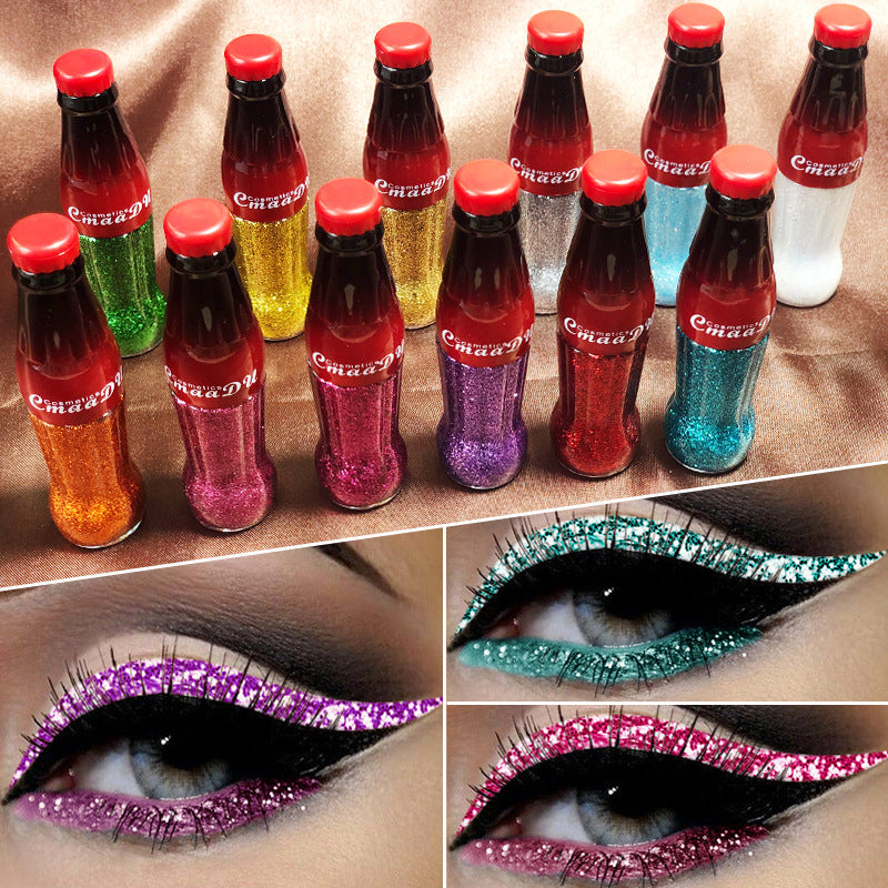 Diamond Glitter Eyeliner – 12 Iconic Shades, Waterproof All Day