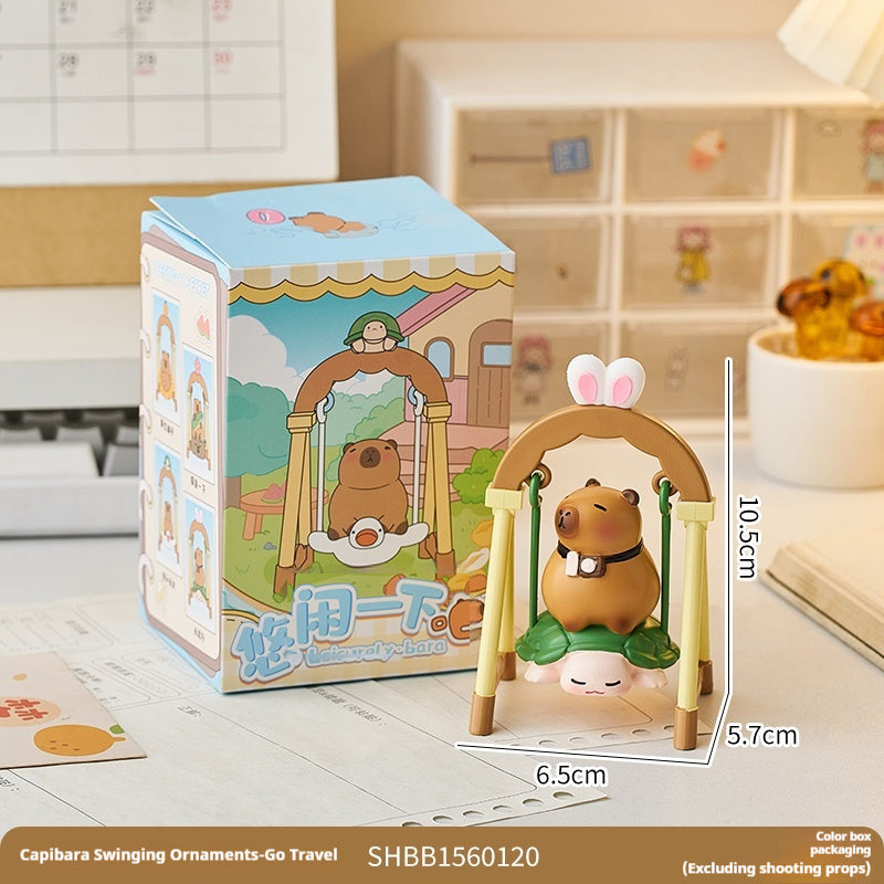 Cute Healing Capibala Wobbly Ornament