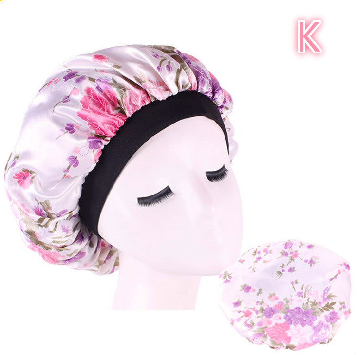 Satin Silk Sleep Bonnet – Protect Your Hair Every Night, Beautiful Prints
