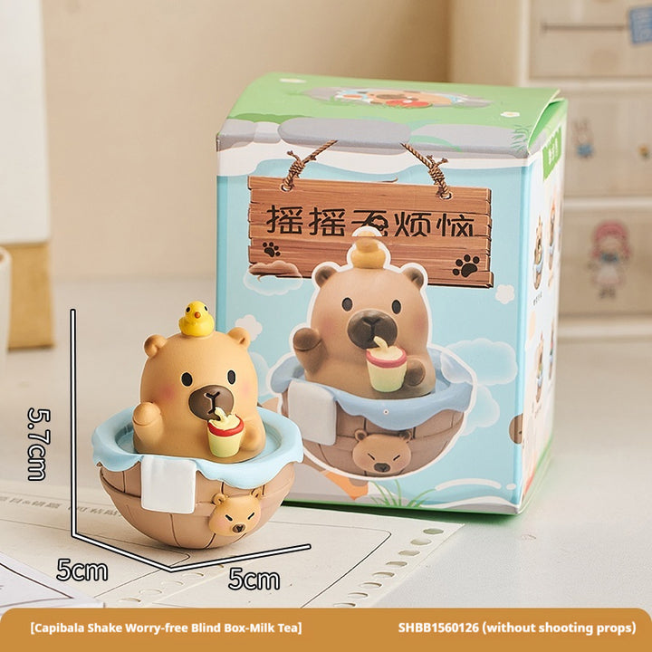 Cute Healing Capibala Wobbly Ornament