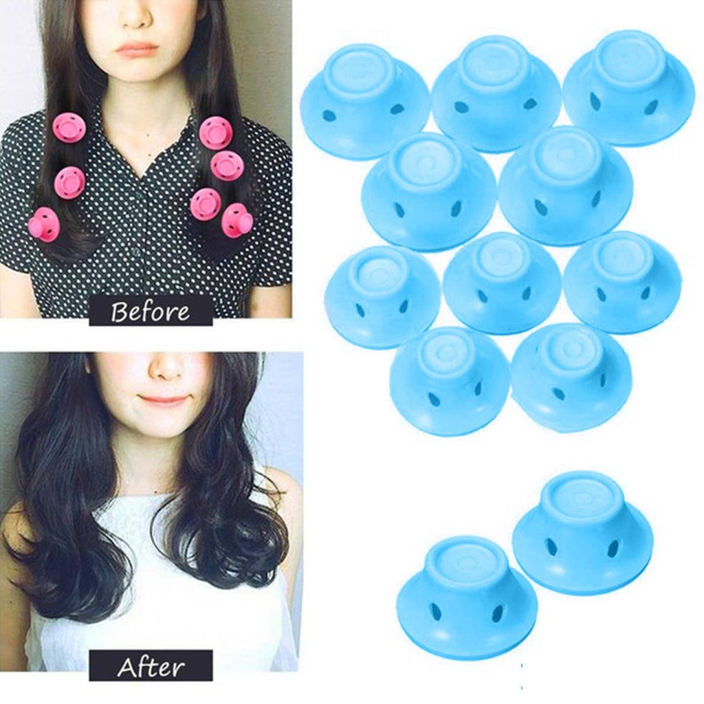 Heatless Silicone Hair Curlers – Bouncy Curls While You Sleep, Zero Damage
