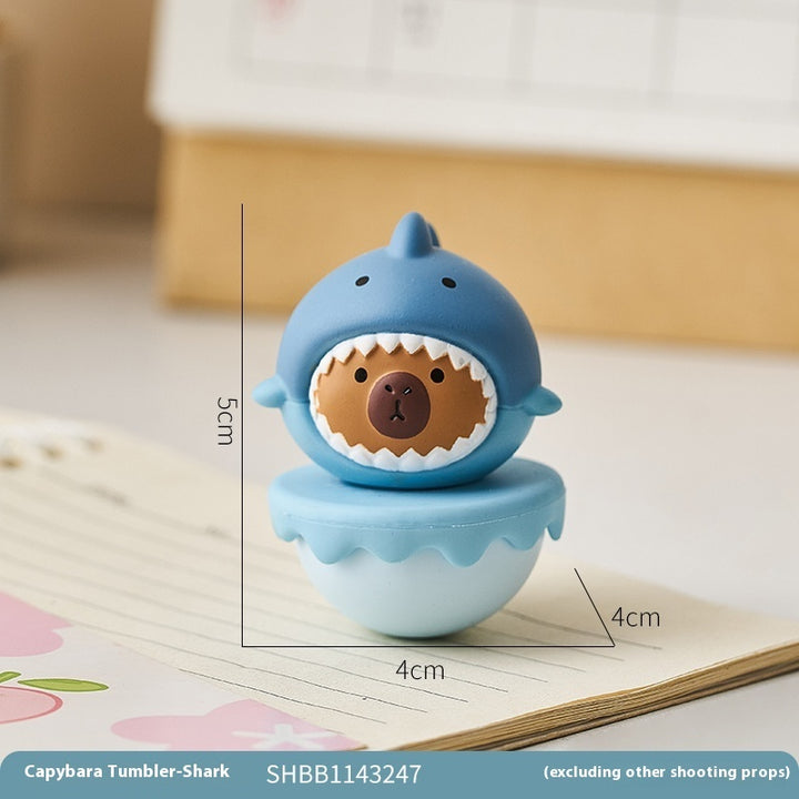 Cute Healing Capibala Wobbly Ornament