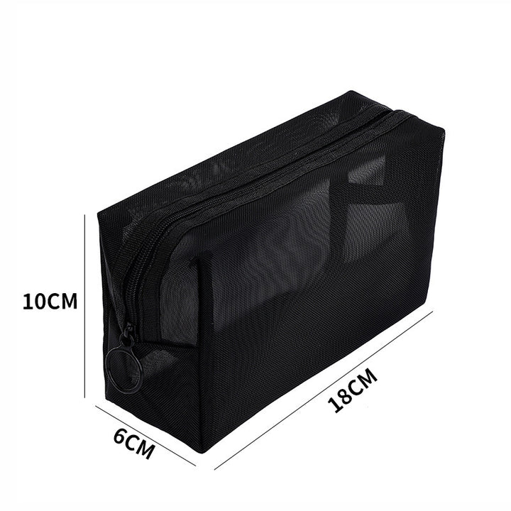Mesh Cosmetic Bag Storage High-grade Transparent