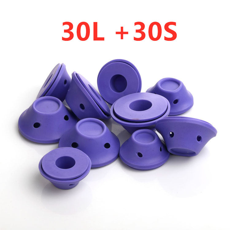 Heatless Silicone Hair Curlers – Bouncy Curls While You Sleep, Zero Damage