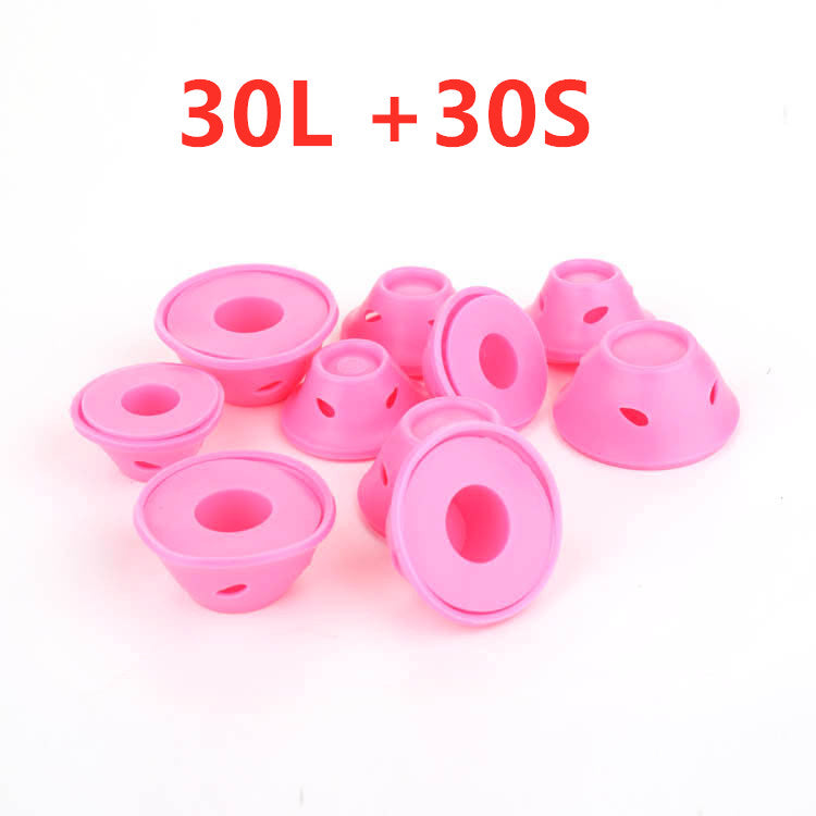 Heatless Silicone Hair Curlers – Bouncy Curls While You Sleep, Zero Damage