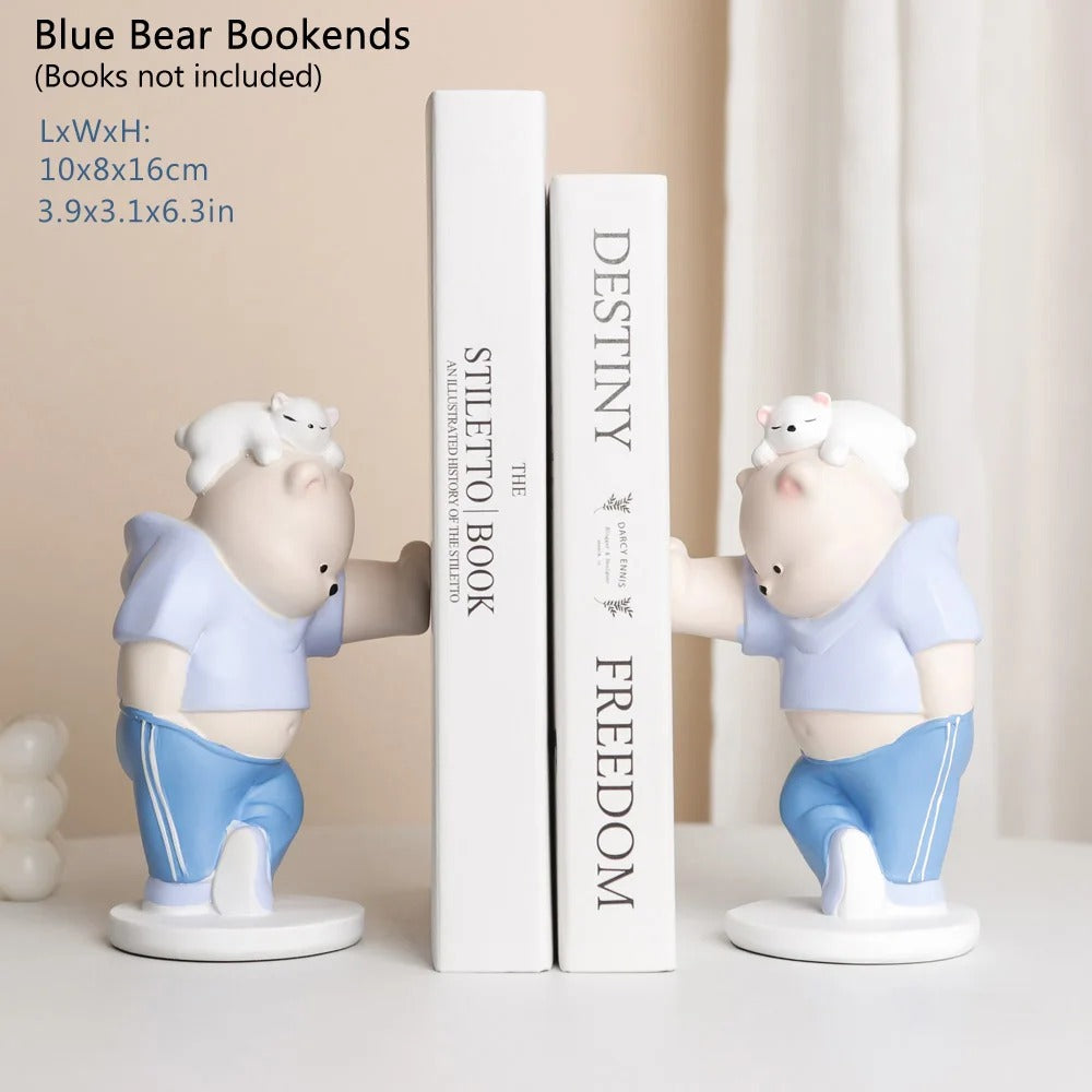 Healing Bear Bookend Ornaments Table Decorations