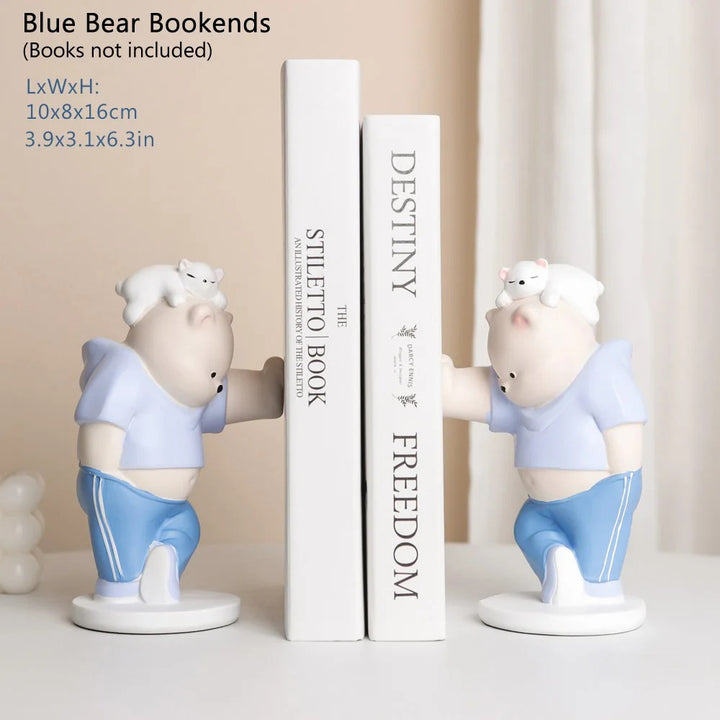 Healing Bear Bookend Ornaments Table Decorations