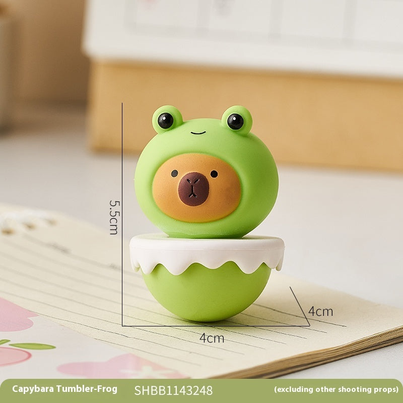 Cute Healing Capibala Wobbly Ornament