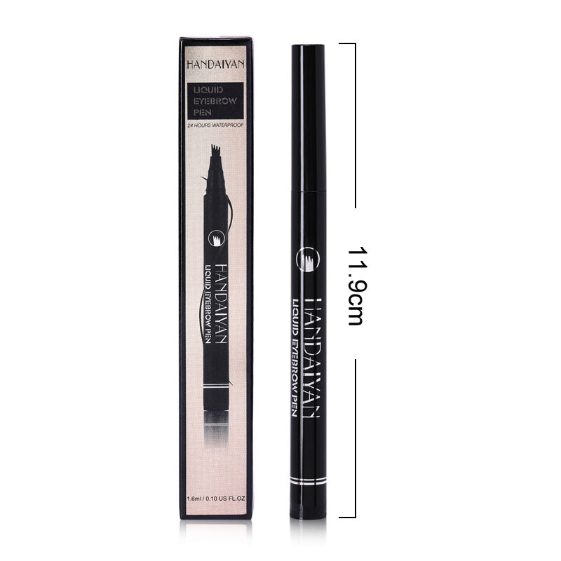 4-Head Micro Brow Pencil – Salon-Perfect Natural Hair Strokes, 15 Shades