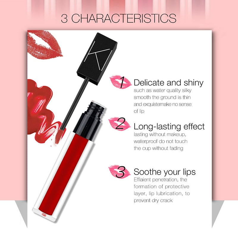 Velvet Matte Liquid Lipstick – Rich All-Day Colour, 12 Luxe Shades
