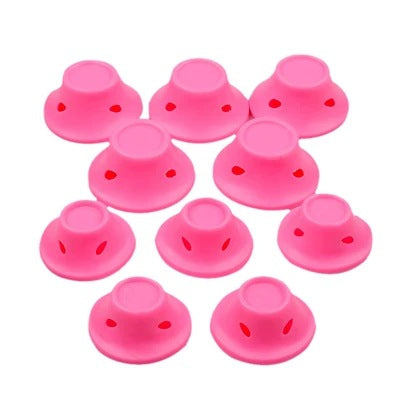 Heatless Silicone Hair Curlers – Bouncy Curls While You Sleep, Zero Damage