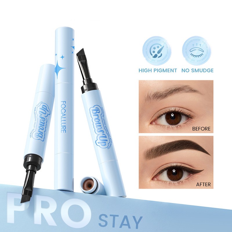 2-in-1 Eyebrow Gel Cream & Liner – Waterproof Pomade