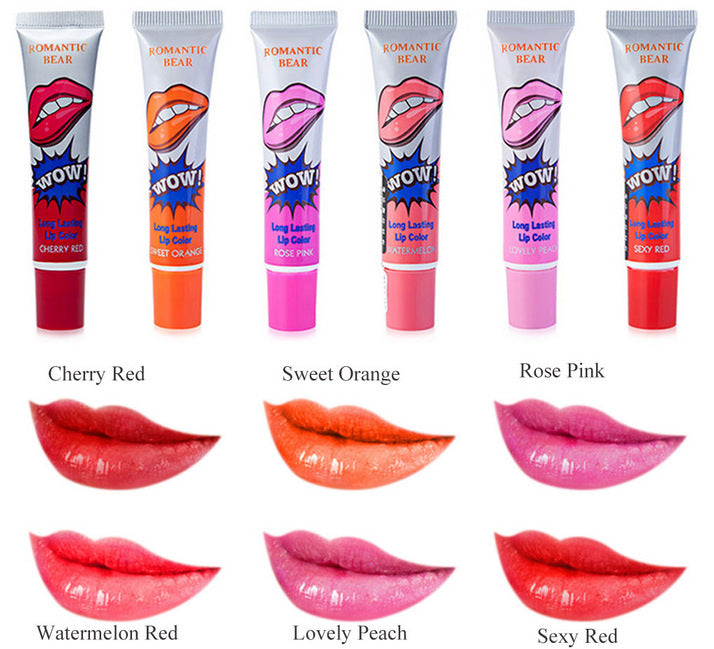 Peel-Off Lip Stain – Long-Lasting All-Day Tint, 7 Stunning Shades