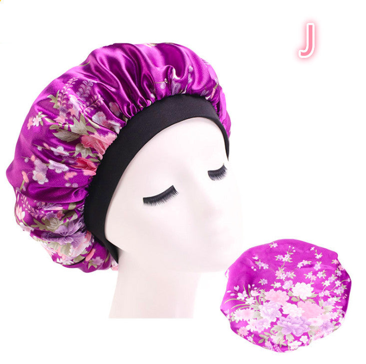 Satin Silk Sleep Bonnet – Protect Your Hair Every Night, Beautiful Prints