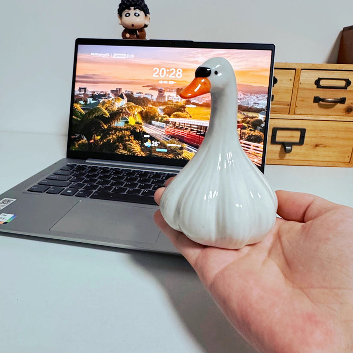 Creative Ceramic Duck Healing Desktop Ornaments