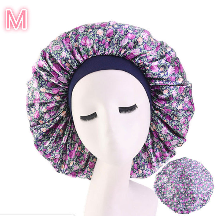 Satin Silk Sleep Bonnet – Protect Your Hair Every Night, Beautiful Prints