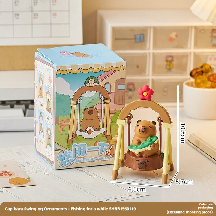 Cute Healing Capibala Wobbly Ornament