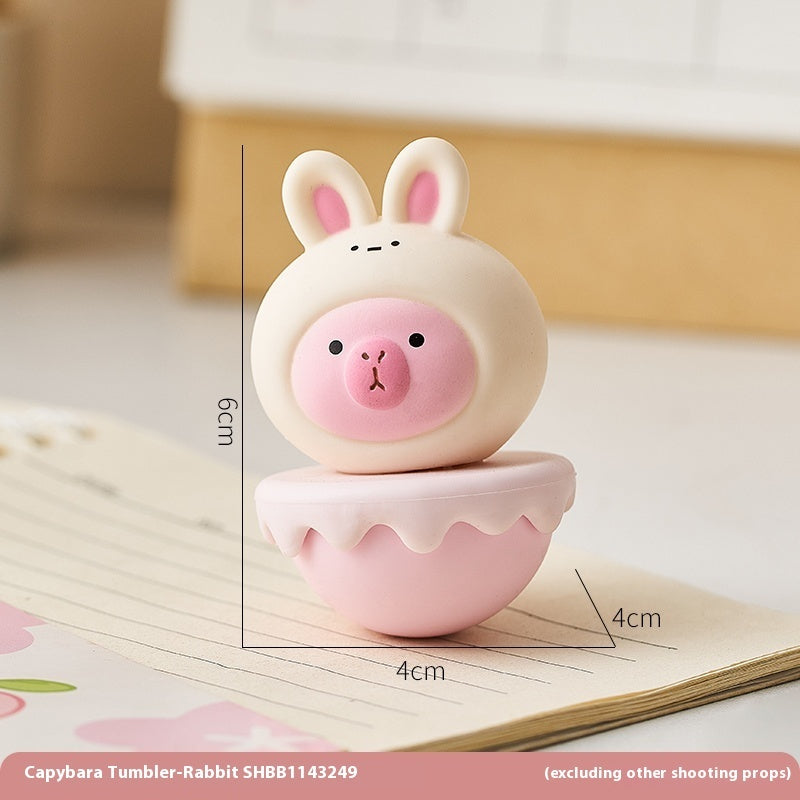 Cute Healing Capibala Wobbly Ornament