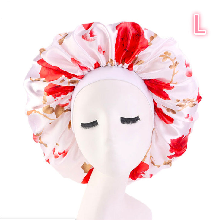 Satin Silk Sleep Bonnet – Protect Your Hair Every Night, Beautiful Prints