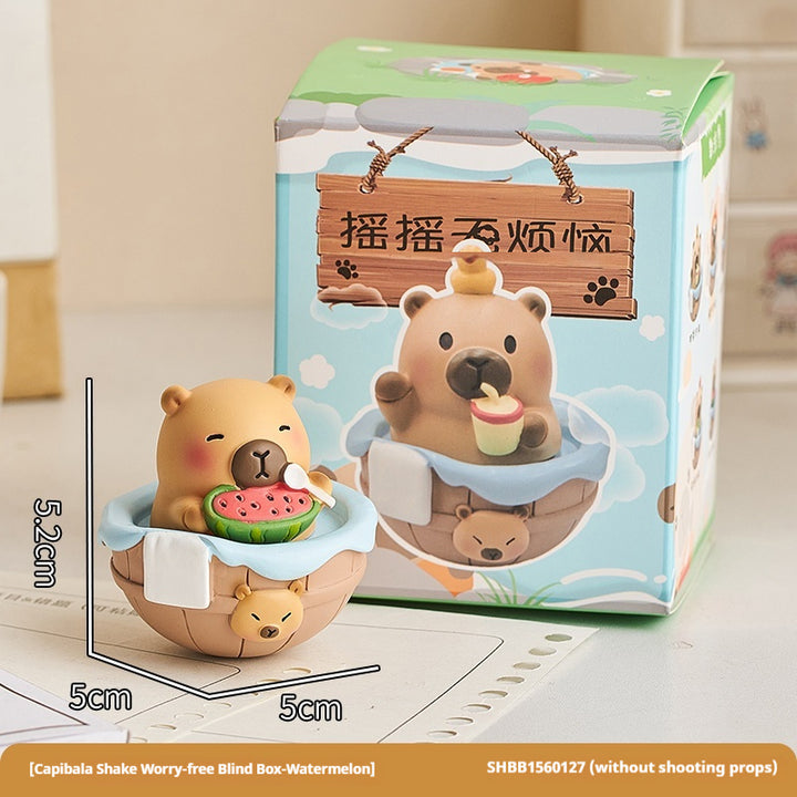 Cute Healing Capibala Wobbly Ornament