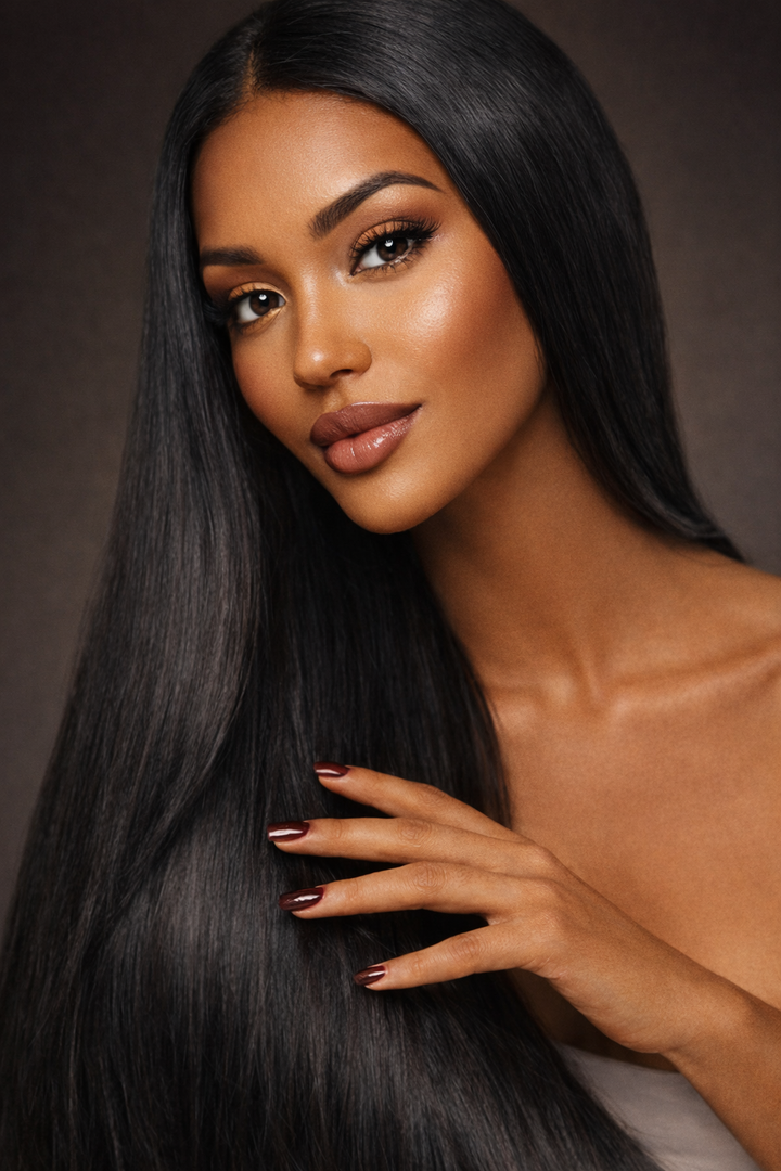 European And American Wigs, Real Hair Weaves, Natural Color, Smooth Hair Weaves