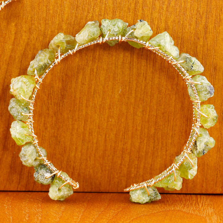 Ladies Healing Crystal Bead Bracelet