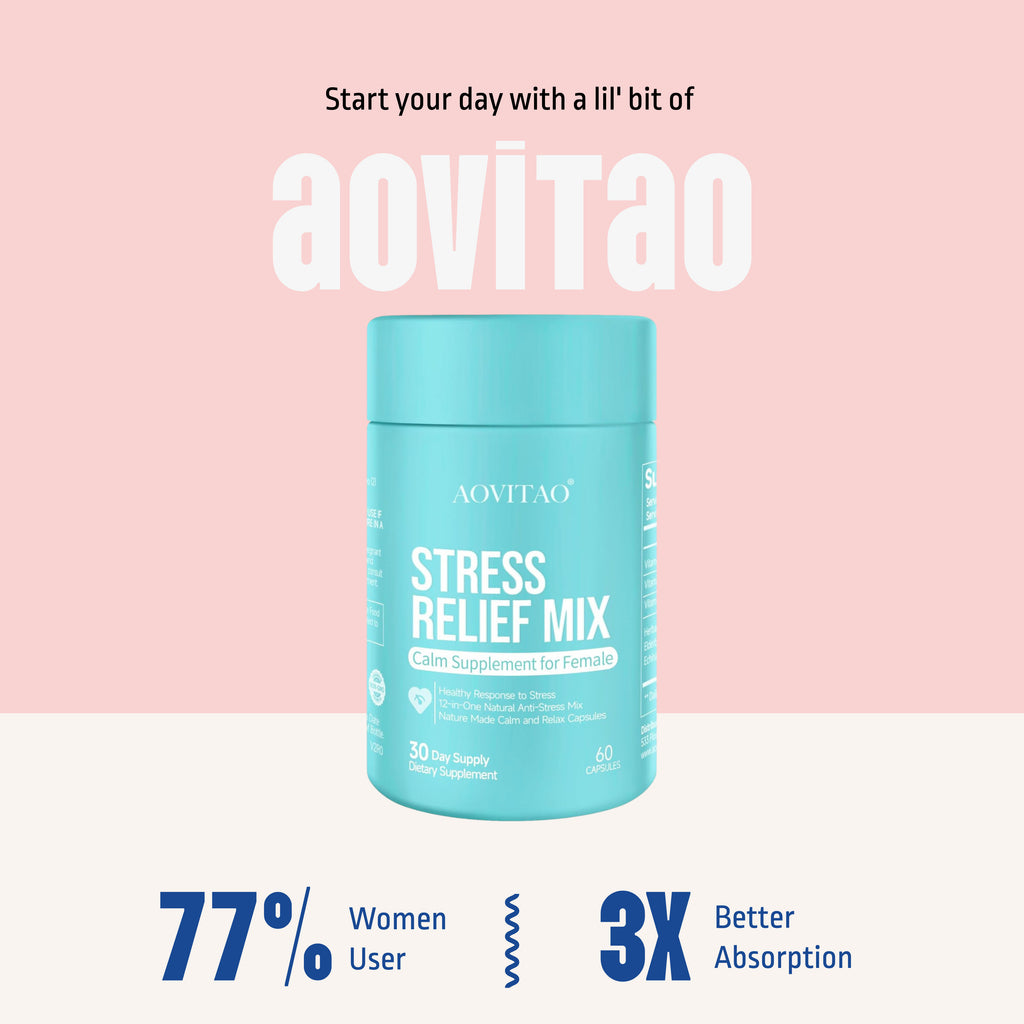 Ashwagandha Calm & Focus for Women – Stress Relief, Magnesium & L-Theanine