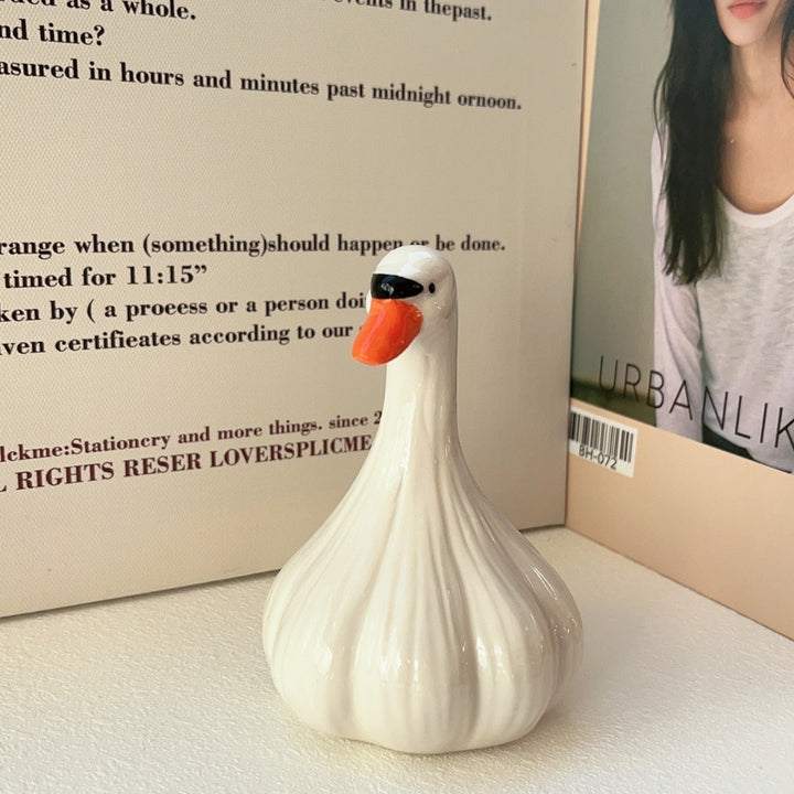 Creative Ceramic Duck Healing Desktop Ornaments
