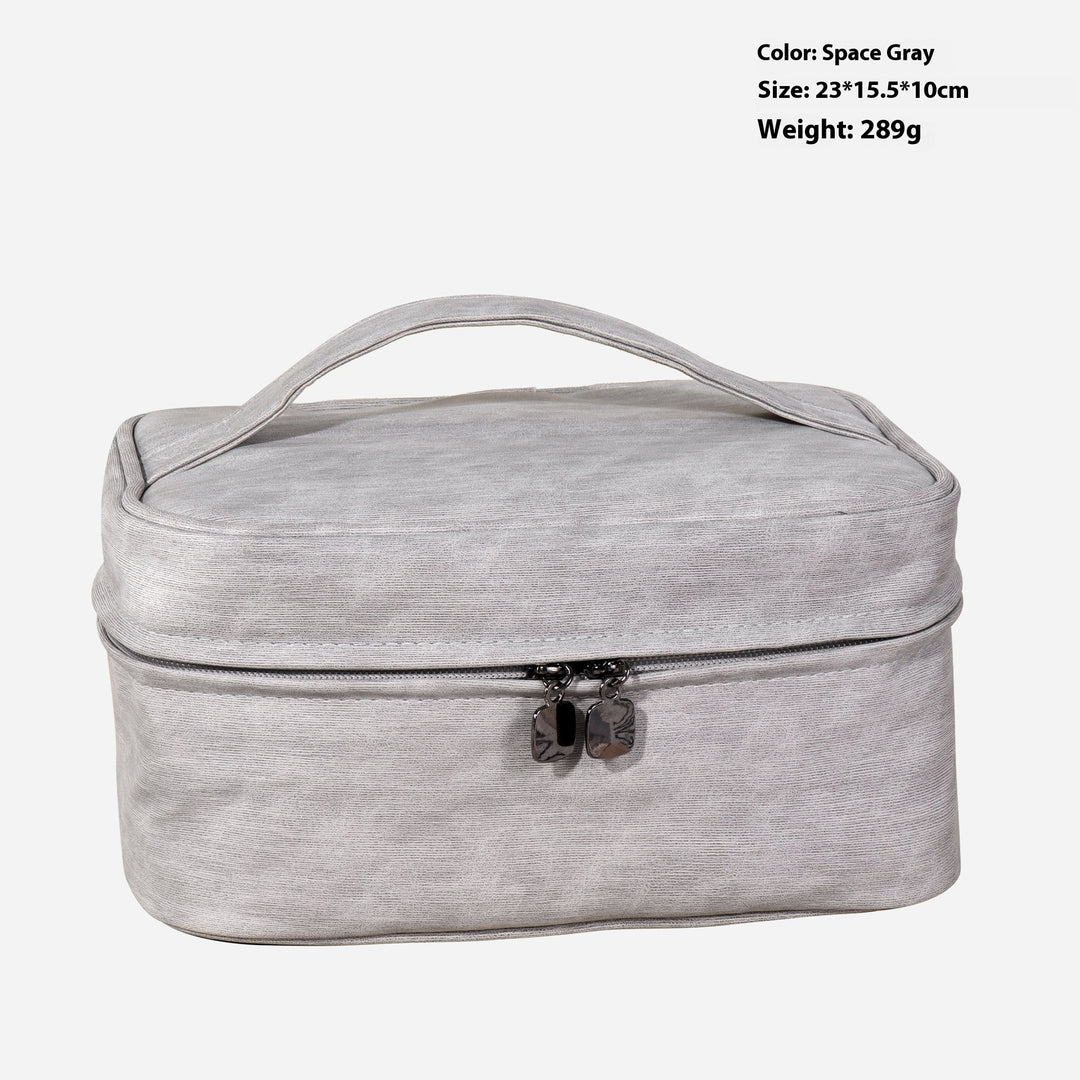 Puyangba Pattern Cosmetic Bag Large Capacity Travel Portable