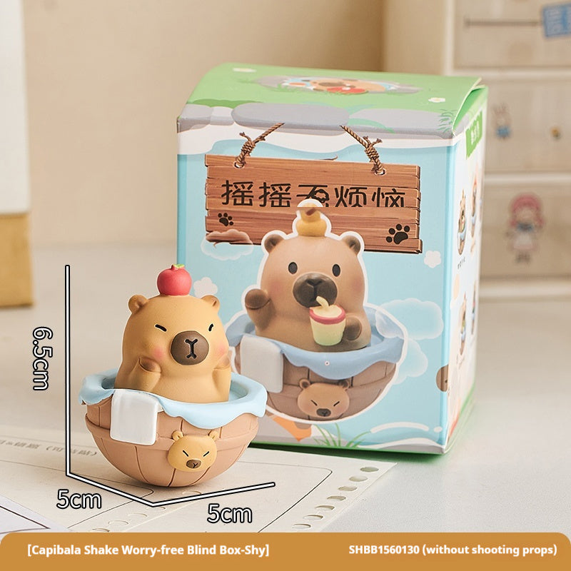 Cute Healing Capibala Wobbly Ornament