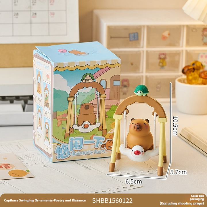 Cute Healing Capibala Wobbly Ornament