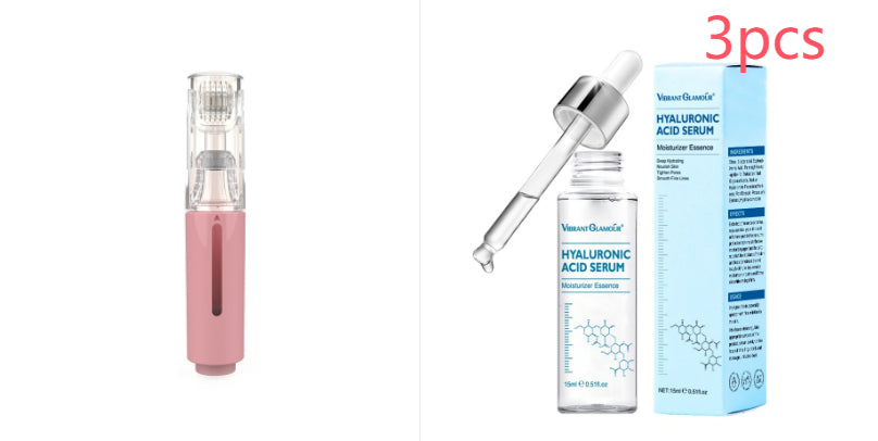 3 In 1 Lip Care Roller Needle Roller Lip Roller Beard Growth Roller Beard Hair Growth Roller Beard Treatment & Serum Applicant