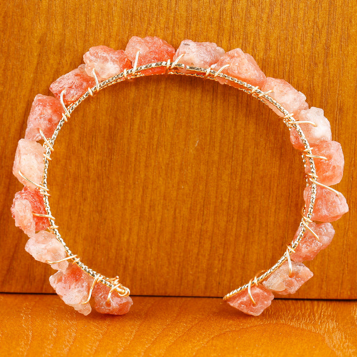 Ladies Healing Crystal Bead Bracelet