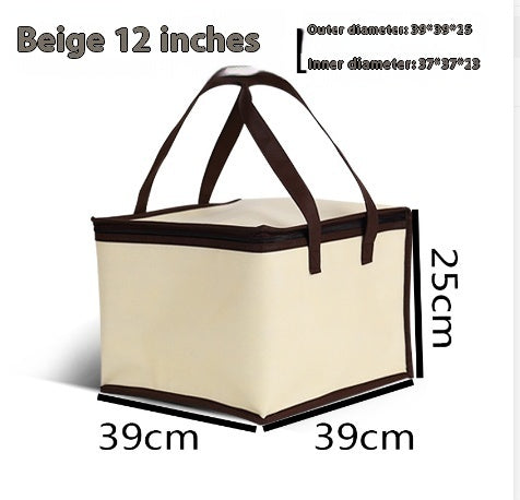 6-inch 8-inch 10-inch 12-inch Heightened Aluminum Foil Cake Insulation Bag Seafood Steak Takeaway Insulated Bag