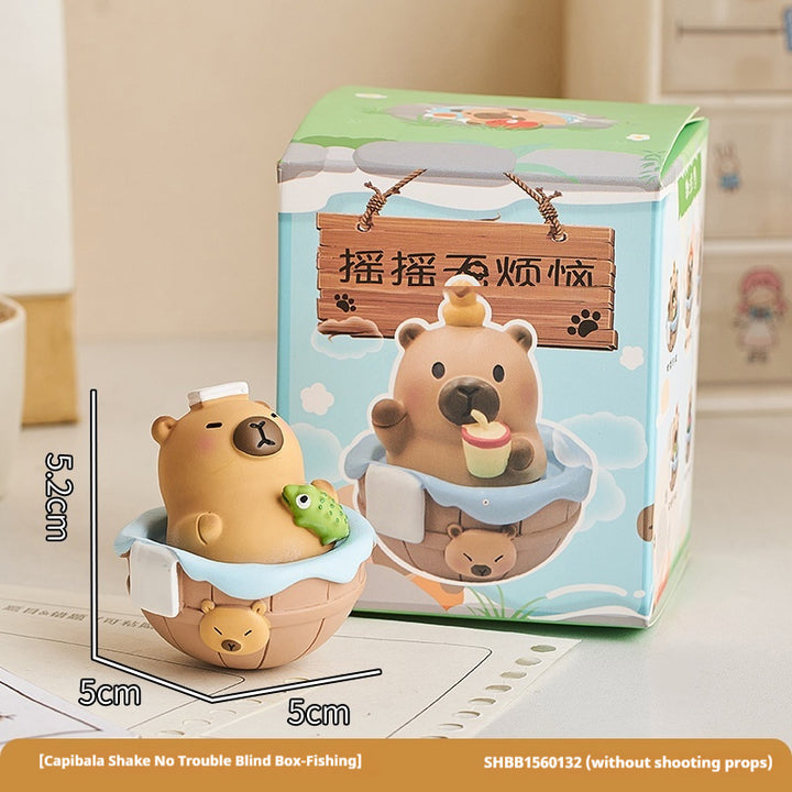 Cute Healing Capibala Wobbly Ornament